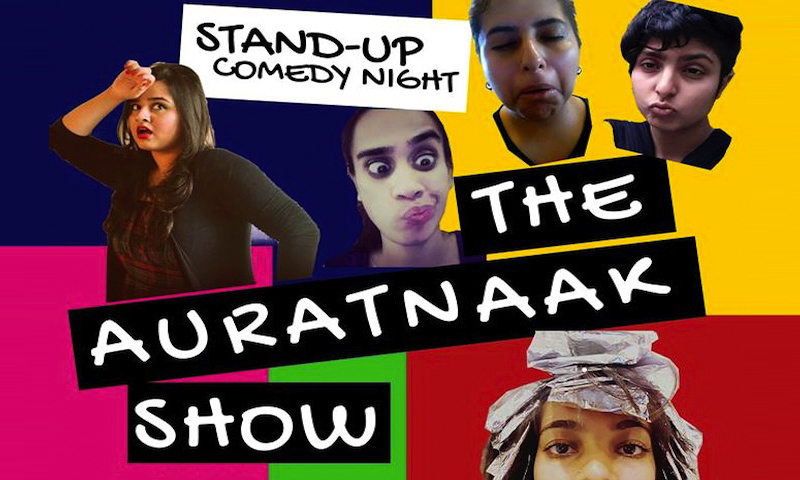 The comedy show held at T2F this weekend featured an all-women line-up