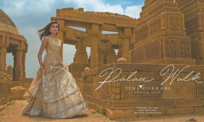 Palace Walk, a photo shoot for Tena Durrani's latest collection, sparks debate about using heritage sites for commercial purposes.
