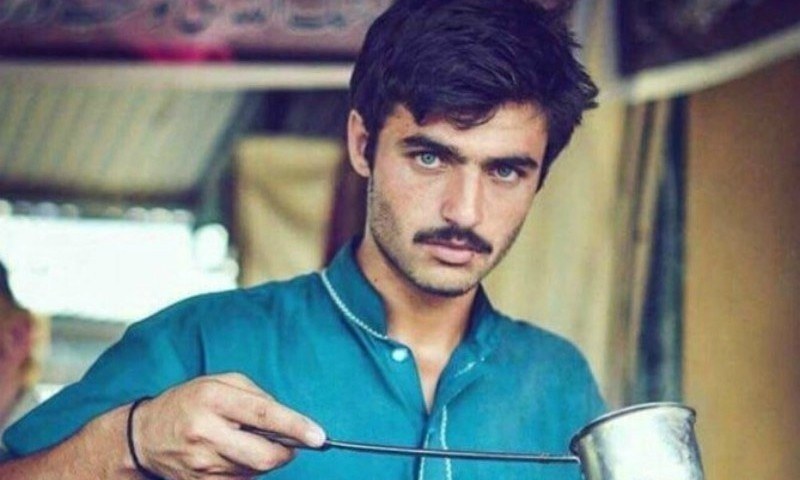 He looks at us with his piercing blue eyes as he makes that perfect cup of tea (and you won't see us complaining even if the tea isn't perfect).