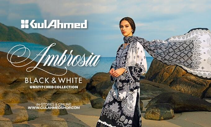 You Can’t Go Wrong with GulAhmed’s Black and White Collection