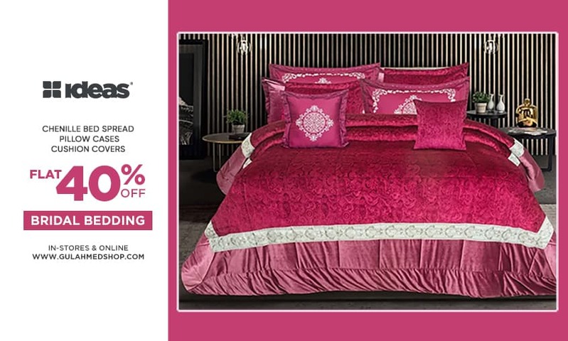 Bridal bed sheets clearance designs pakistani