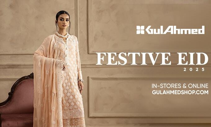 Step into Confidence this Eid with Gul Ahmed’s Festive Eid Collection 2025