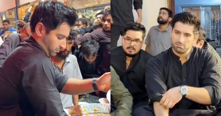 Muneeb Butt's Reverent Muharram Majlis Attendance Garners Widespread Acclaim