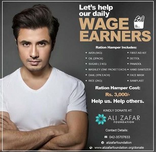 Ali Zafar Foundation Focuses On Distribution Amongst Minorities