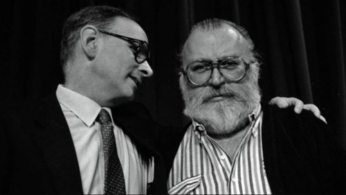 Ennio Morricone with Sergio Leone