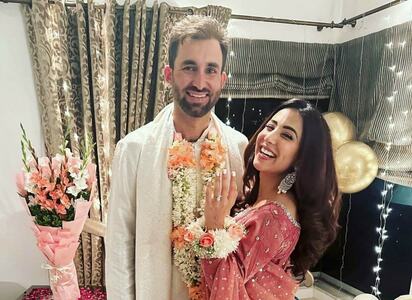 Ushna Shah Surprises All With Her Stunning Engagement Pictures