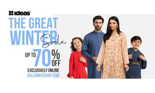 Get Ready to Shop Your Heart Out at Ideas Great Winter Sale – Up To 70% Off! Live Now Exclusively Online