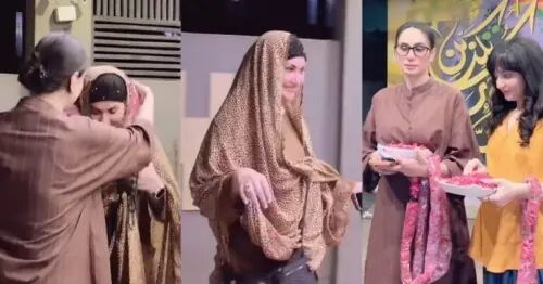 Emotional Reunion: Nargis Receives Heartwarming Welcome from Sister Deedar After Sacred Hajj Journey Emotional Reunion: Nargis Receives Heartwarming Welcome from Sister Deedar After Sacred Hajj Journey