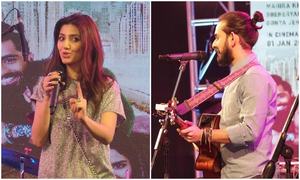 Mahira Khan and Jimmy Khan spontaneously sing 'Baarish' from HMJ