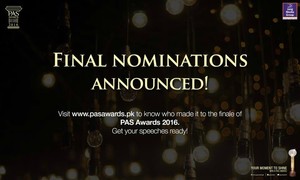 And the PAS nominations are finally here!