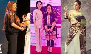 Mahira Khan, Farah Talib Aziz and Namira Saleem win at Femina ME Women Awards