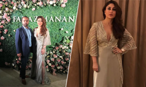 Kareena Kapoor Khan shines at Faraz Manan couture show