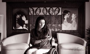 "I'd love to meet someone who'll help me understand how a paraplegic can be labelled as promiscuous," Muniba