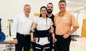 Muniba Mazari stands on her own for the first time in ten years!