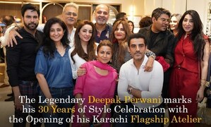 Deepak Perwani Celebrates 30 Years Of Style With The Launch Of A New Atelier In Karachi