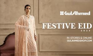 Step into Confidence this Eid with Gul Ahmed’s Festive Eid Collection 2025